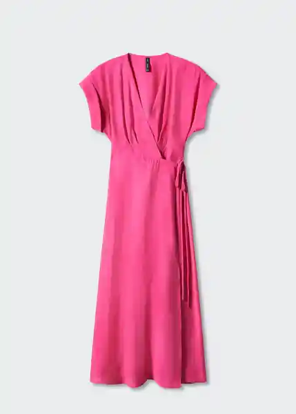 Vestido Salem Fucsia Talla M Mujer Mango