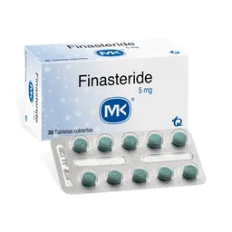MK Finasteride Antiandrogénico (5 mg) Tabletas Cubiertas