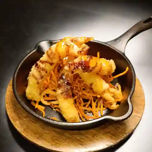 Langostinos Tempura