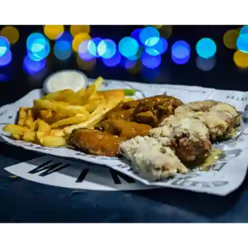 Combo Alitas X8 + Chicken Pops