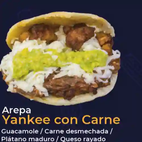 Arepa Yankee Carne