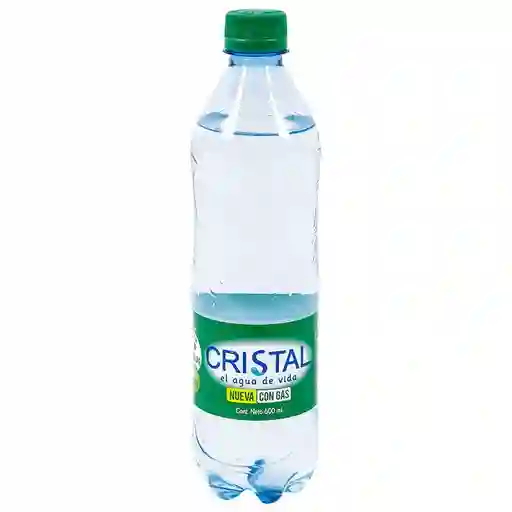 Agua Cristal con Gas 600ml