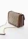 Bolso M Anna Marrón Talla 99 Mujer Mango