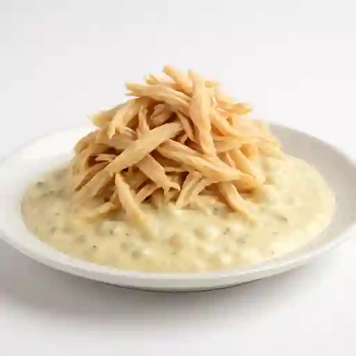 Pollo Desmechado en Tartara