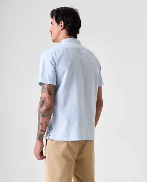 Camisa Hombre Azul Talla L 812G000_AZU144115