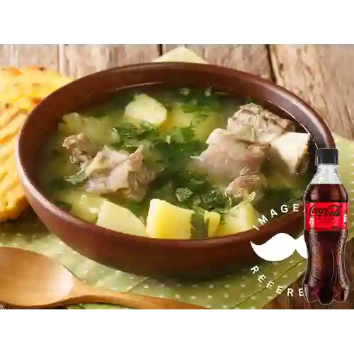 Combo Caldo de Costilla + Coca Cola 400 ml