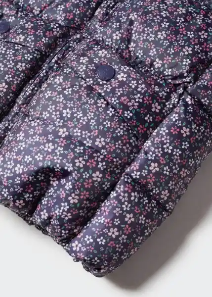 Abrigo Anorak Julong5 Marino Talla 69 Niña Mango