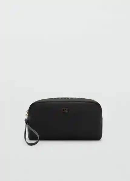 Bolso Neceser M Nil Negro Para Mujer Mango