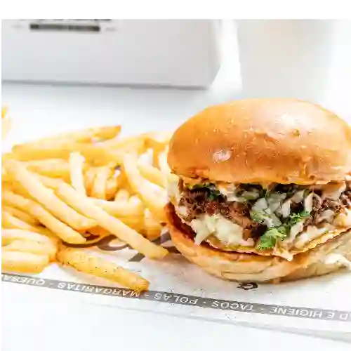Birria Burger Combo