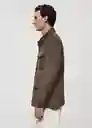 Sobrecamisa Coppi Khaki Talla L Hombre Mango