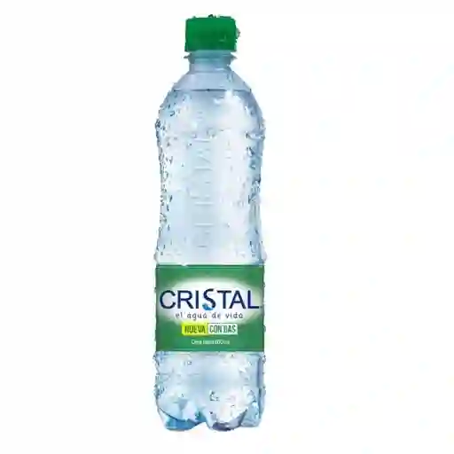 Agua Botella con Gas 600 ml