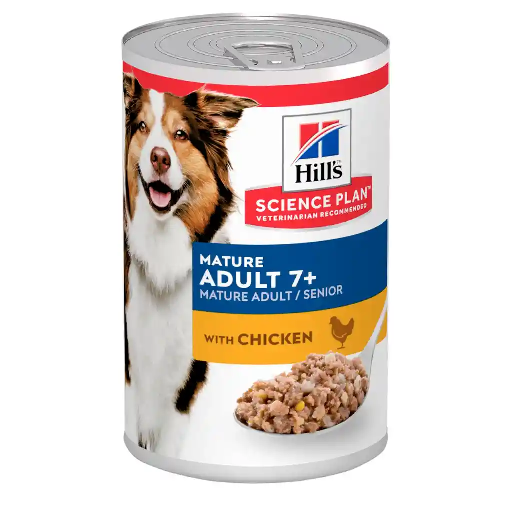 Hills Alimento Humedo Para Perro Mature Chicken 368 G