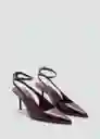Zapatos Neckb Burdeos Talla 37 Mujer Mango