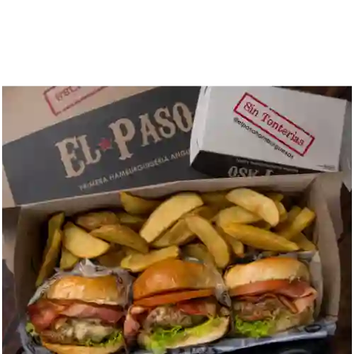 Combo Triburger Cheese Bacon