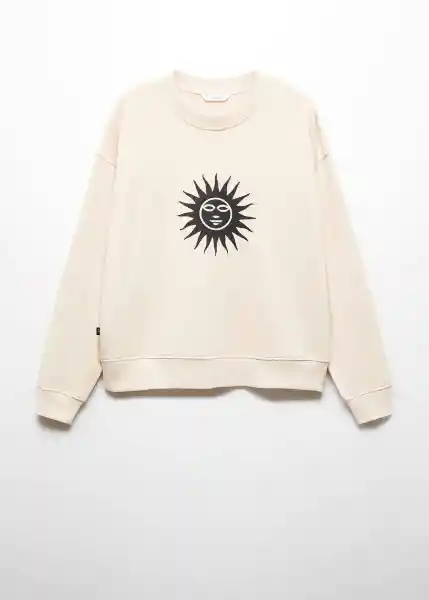 Buzo Sudadera Colombia Offwhite Talla 19 Niñas Mango