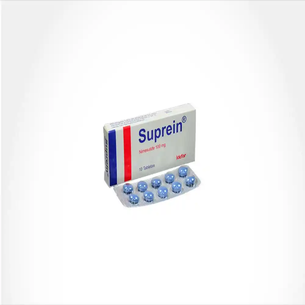 Suprein Tab 100 Mg Oral Caj 10 Un