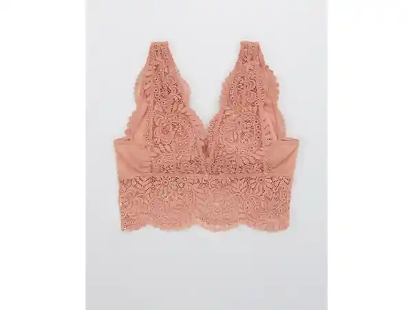 American Eagle Bralette Far Out Acolchado Rosa Boom Medium