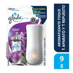 Glade Ambientador Toque Lavanda Unidad + 1 Repuesto, 9Gr