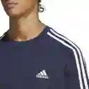 Adidas Camiseta M 3s Sj T Para Hombre Azul Talla L
