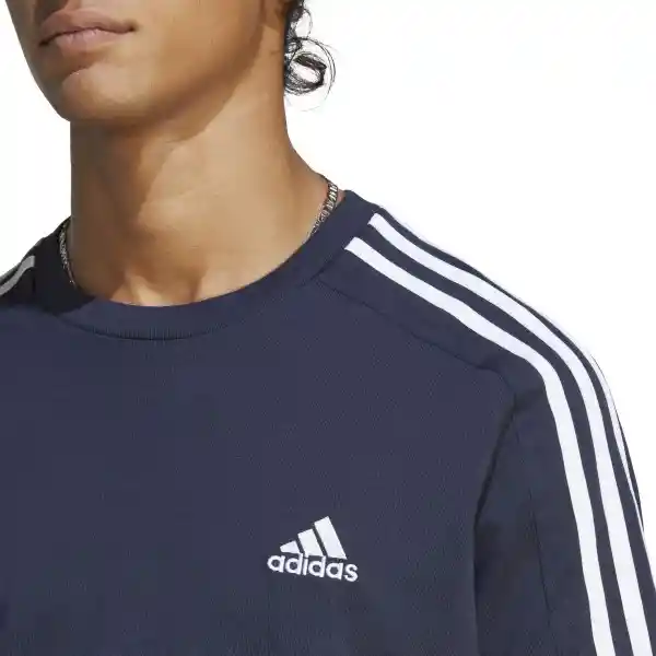 Adidas Camiseta M 3s Sj T Para Hombre Azul Talla L