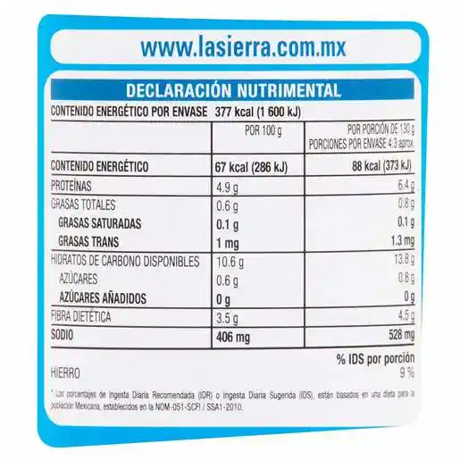 La Sierra Frijoles Enteros Negros