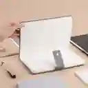 Agenda A5 Bolsillo y Broche 80 Hojas Serie Silver Gray Miniso