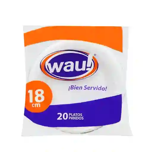 Wau! Plato Pando Espumado 18 cm 10263
