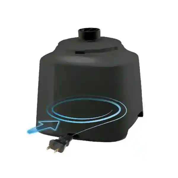 Imusa Licuadora Negra Powermix Glass 5 Velocidades