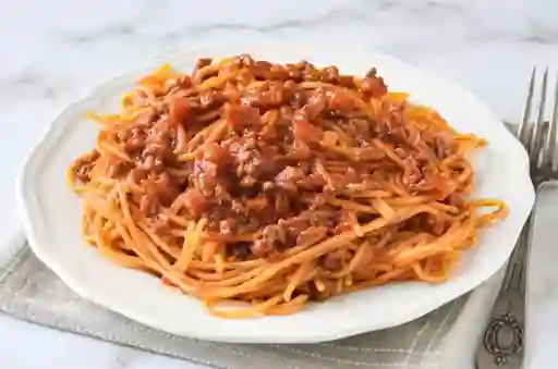 Pasta boloñesa 