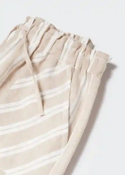 Short Luxor Beige Talla 06 Niñas Mango