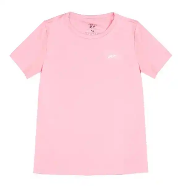 Reebok Camiseta Training Core Tee Para Mujer Rosado Talla XS