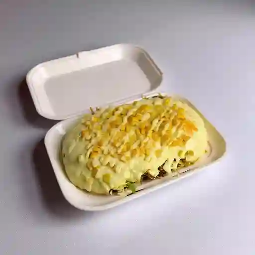 Salchipapa Gratinada + Perro Gratinado