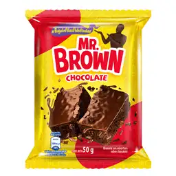 Mr Brown Brownie con Cobertura Sabor a Chocolate