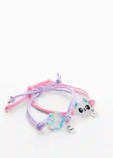 Pulsera Panda Rosa Talla 99 Niñas Mango