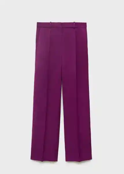 Pantalón Anna Fucsia Talla 36 Mujer Mango