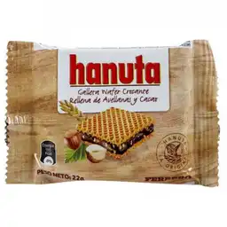 Hanuta Galleta Wafer Rellena de Avellanas y Cacao