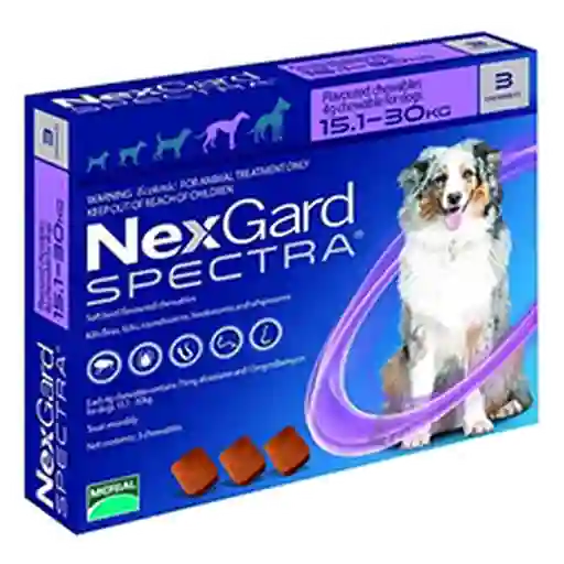 Nexgard Antipulgas Para Perro Spectra 15 a 30 Kg