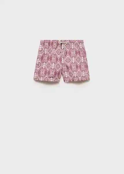 Short Bañador Auribb Vino Talla 67 Niños Mango