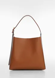 Bolso G Winnie Cuero Talla 99 Mujer Mango