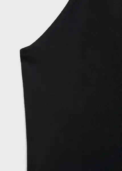 Vestido Bali Negro Talla M Mujer Mango