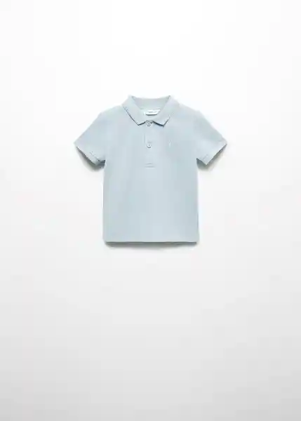 Camiseta Polo Javi6 Celeste Talla 66 Niños Mango