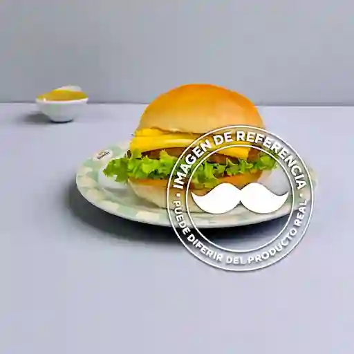 Hamburguesa Pollo con Queso