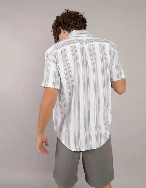 Camisa Hombre Azul Talla: MEDIUM 2834401 American Eagle