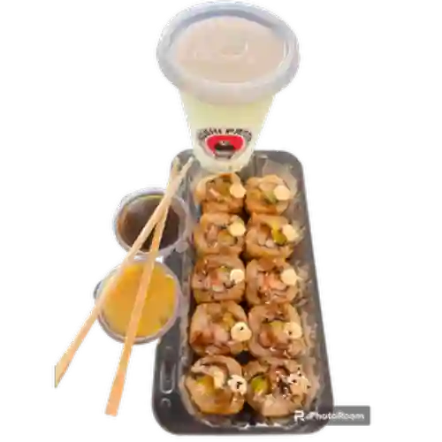 Combo Roll de Palmito de Cangrejo + Limonada Natural