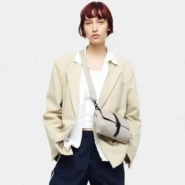Gaston Luga Bolso Crossbody Splash Taupe