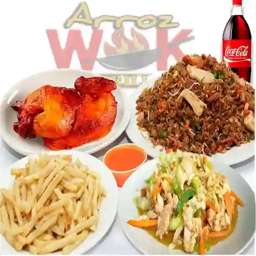 Combo 3 Personas 1/2 Pollo Frito