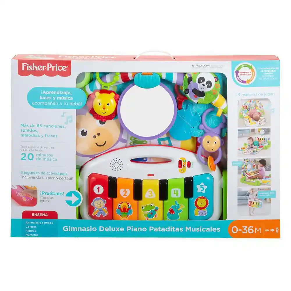 Fisher Price Gimnasio Deluxe Piano Pataditas Music