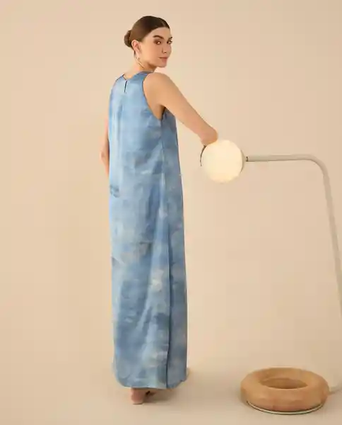 Vestido Azul Suave Claro Talla XL 492G001 Esprit
