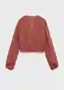 Blusa Lolita Terracota Talla 12 Niña Mango