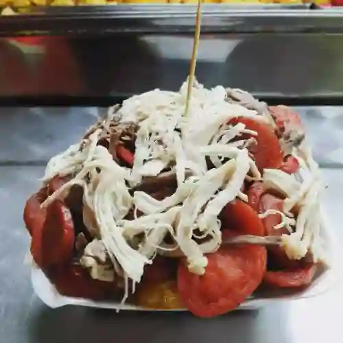 Salchipollo con Queso